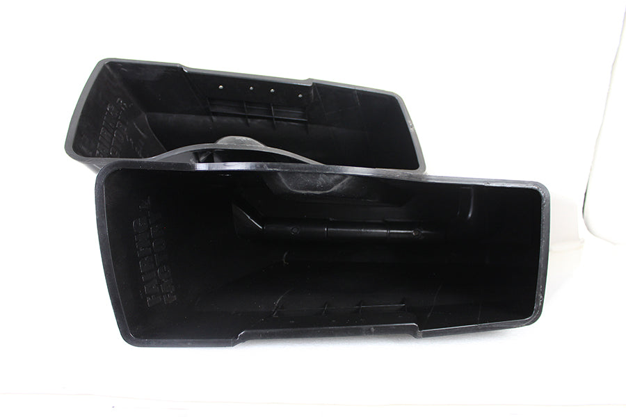 HARLEY Saddlebag Set Black without Lids fits 1997-2013 FLH,