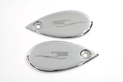 HARLEY Rocker Cover Set Chrome fits 1936-1940 EL,   1937-1948 UL,   1941-1948 FL,   1936-1952 WL,   1936-1957 G,