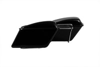 HARLEY FRP Seitenkofferset Schwarz passend für 1958-1976 FL,