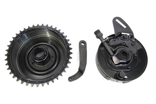 HARLEY 45 inch Rear Brake Drum and Backing Plate Assembly Fits 1941-1952 W,