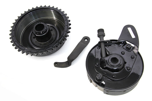 HARLEY 45 inch Rear Brake Drum and Backing Plate Assembly Fits 1941-1952 W,