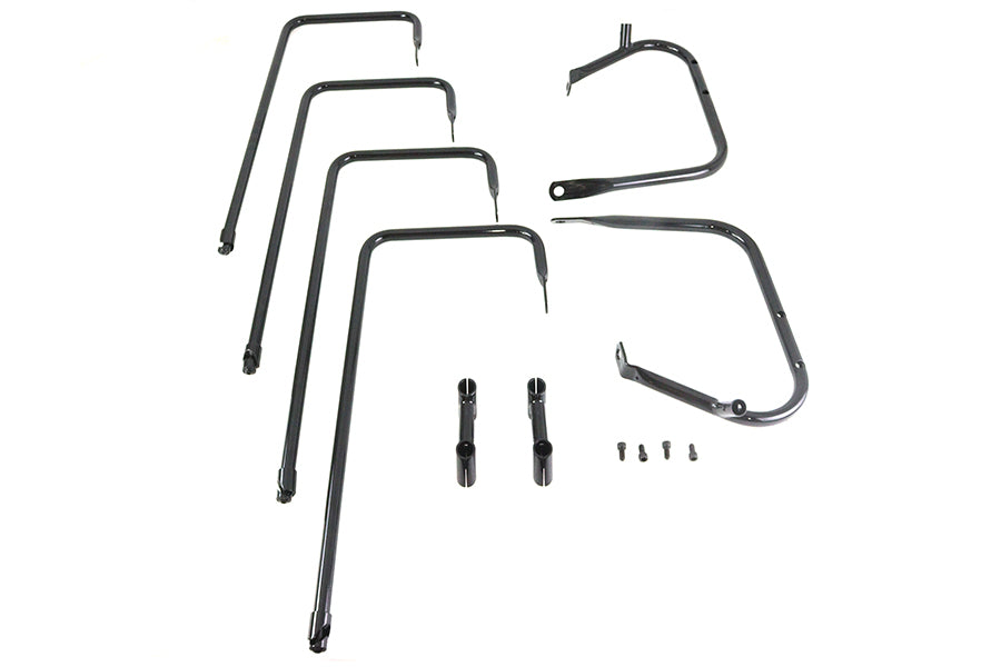HARLEY Schwarzer Satteltaschenschutz passend für 1997-2008 FLT,