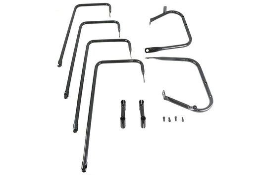 HARLEY Black Saddlebag Rail Fits 1997-2008 FLT,