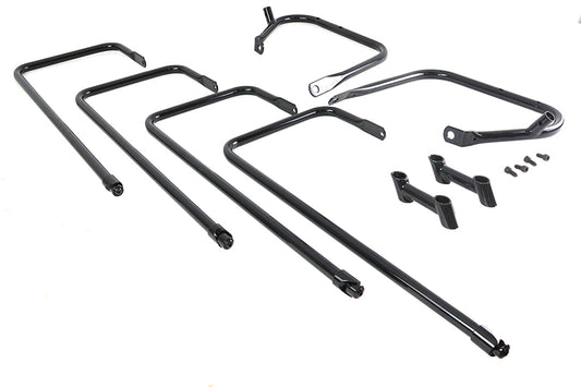 HARLEY Black Saddlebag Rail Fits 1997-2008 FLT,