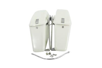 Replica Saddlebag Set White