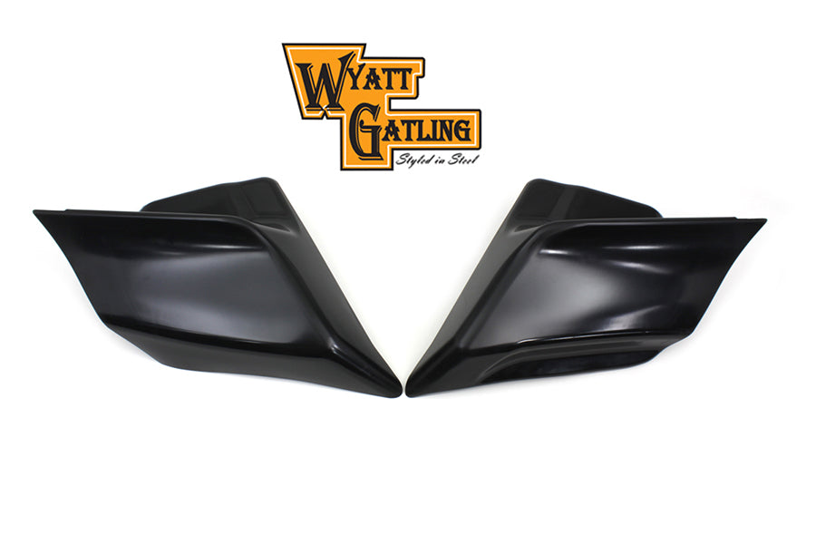 HARLEY Wyatt Gatling Contour Side Cover Set fits 1997-2009 FLT,  1997-2008 FLHT,  1997-2008 FLHR,  1997-2008 FLH,