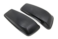 HARLEY Schwarzer Satteltaschen-Deckel-Kit, passend für 1985–1992 FLT,