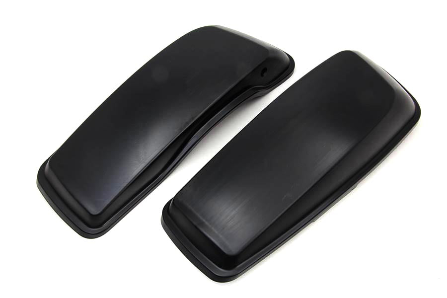 HARLEY Schwarzer Satteltaschen-Deckel-Kit, passend für 1985–1992 FLT,