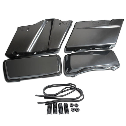 HARLEY Black Saddlebag Set Fits 1963-1969 FLH,