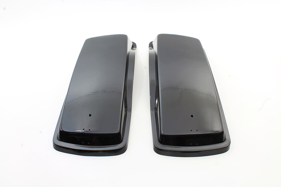 HARLEY Saddlebag Lid Set Black fits 1979-1984 FLT,