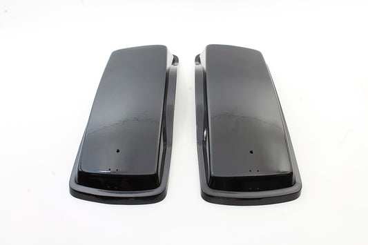 HARLEY Saddlebag Lid Set Black fits 1979-1984 FLT,