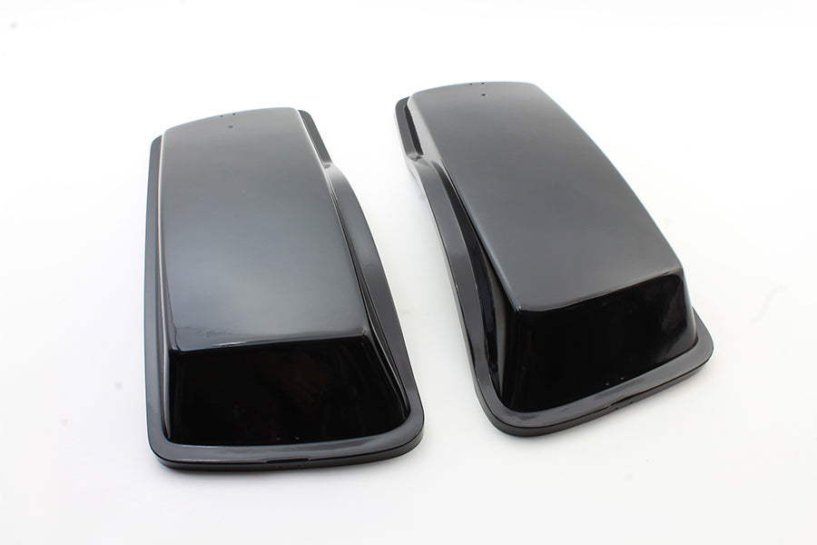 HARLEY Saddlebag Lid Set Black fits 1979-1984 FLT,