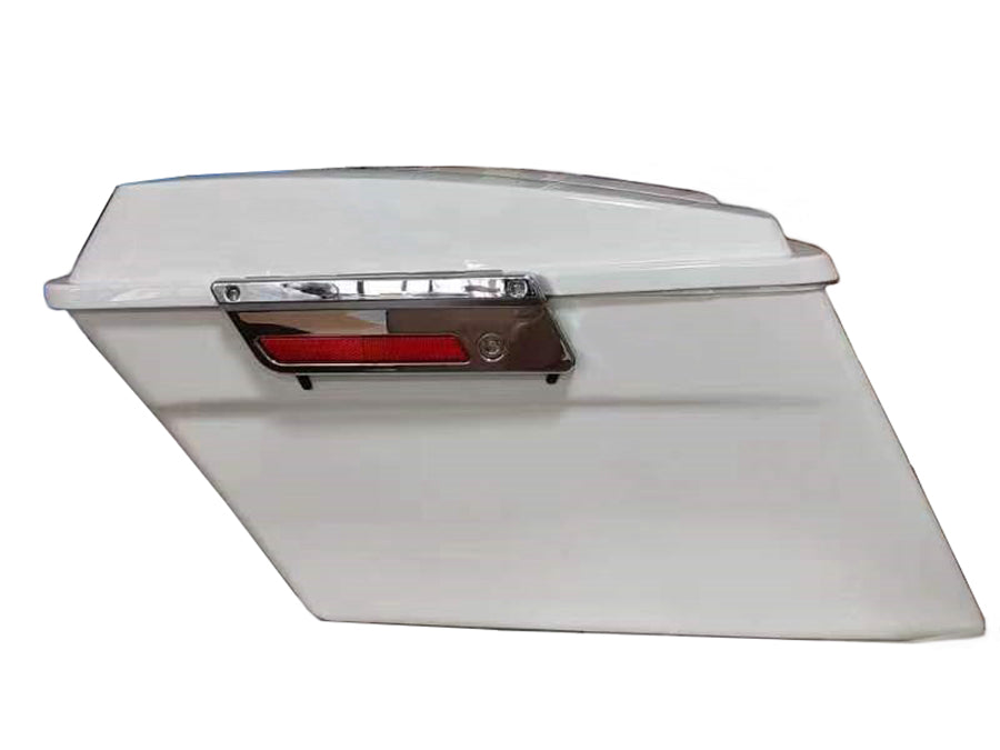 HARLEY Saddlebag Kit White fits 1993-2013 FLT,