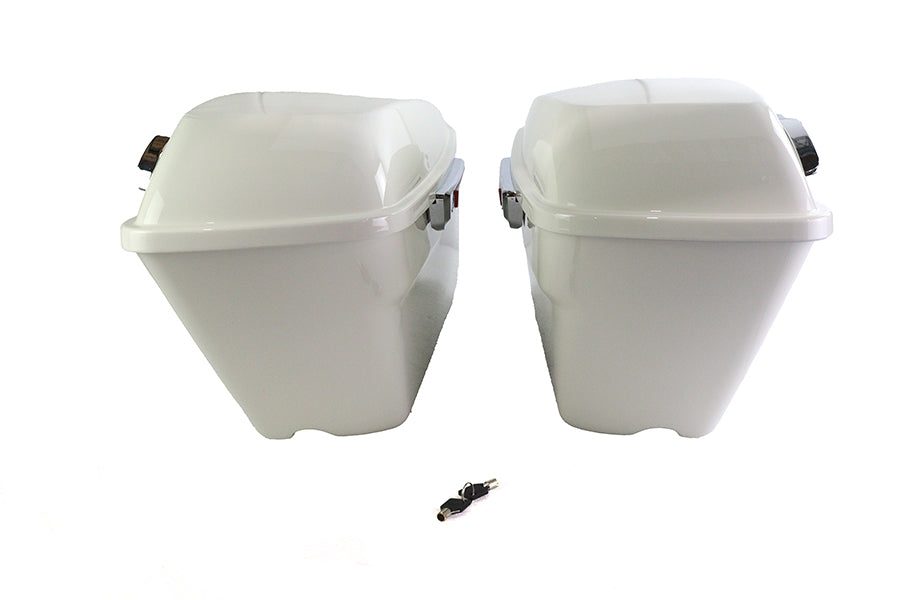 HARLEY Saddlebag Kit White Fits 2014-UP FLT,