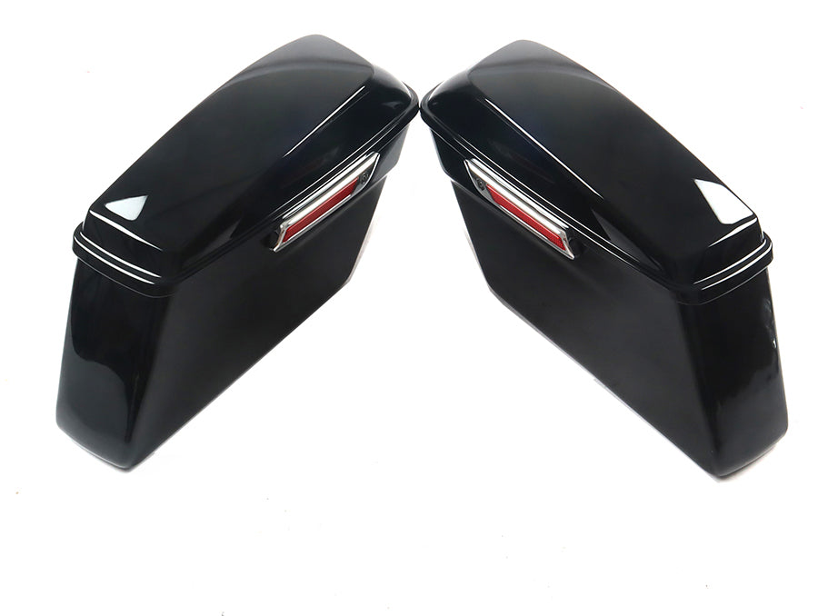 HARLEY Saddlebag Kit Black Fits 1993-2013 FLT,