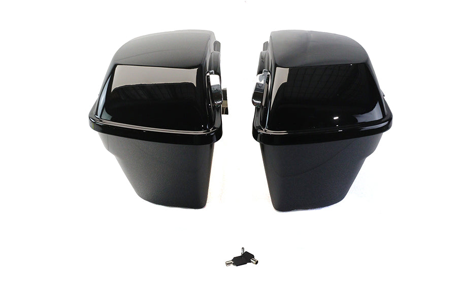 HARLEY Saddlebag Kit Black Fits 2014-UP FLT,