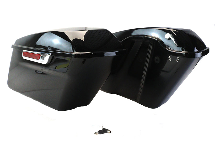 HARLEY Saddlebag Kit Black Fits 2014-UP FLT,