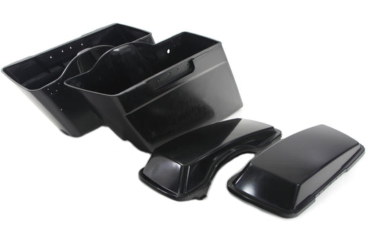 HARLEY Stretch Saddlebag Set With Lids Fits 1993-2013 FLT,