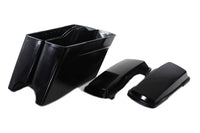 HARLEY Stretch-Satteltaschen-Set mit Deckeln passend für 1993-2013 FLT,