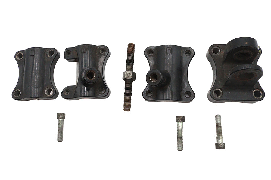 HARLEY Seitenwagen Untere Front-Halterung, 5-teilig, passend für 1983-2010 FLH,