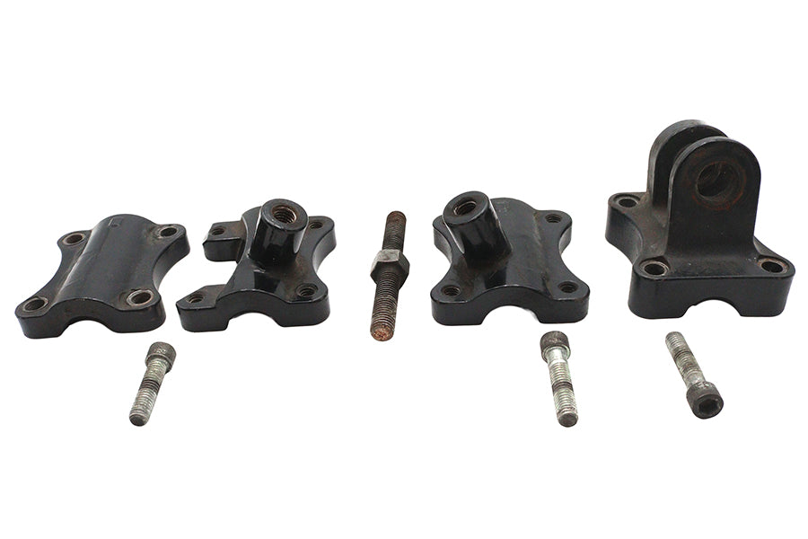 HARLEY Seitenwagen Untere Front-Halterung, 5-teilig, passend für 1983-2010 FLH,