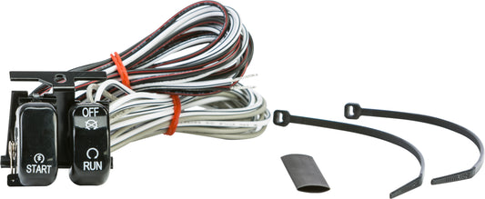 HARLEY HARDDRIVE HBAR SWCH BLK WHT LTRS OFF/ STRT REPLACES OEM 71589-96  371003