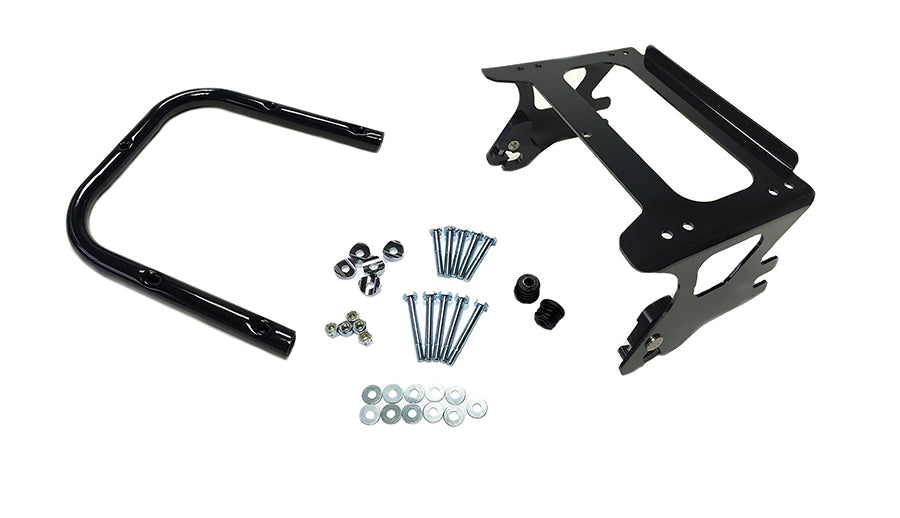 HARLEY Quick Detach Tour Box Befestigungskit Schwarz Passend für 1999-2008 FLHT, 1999-2008 FLTR, 1999-2008 FLHR