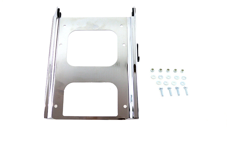 HARLEY Quick Detach Tour Box Mount Kit Chrome fits 2009-2013 FLHT,   2009-2013 FLTR,   2009-2013 FLHR,   2009-2013 FLHX,