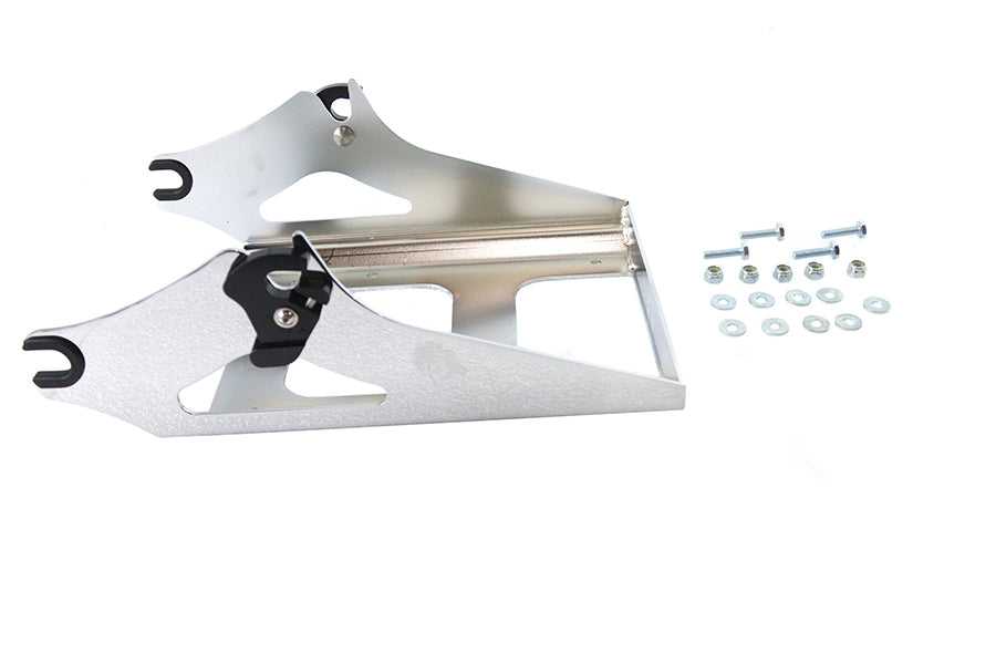 HARLEY Quick Detach Tour Box Mount Kit Chrome fits 2009-2013 FLHT,   2009-2013 FLTR,   2009-2013 FLHR,   2009-2013 FLHX,