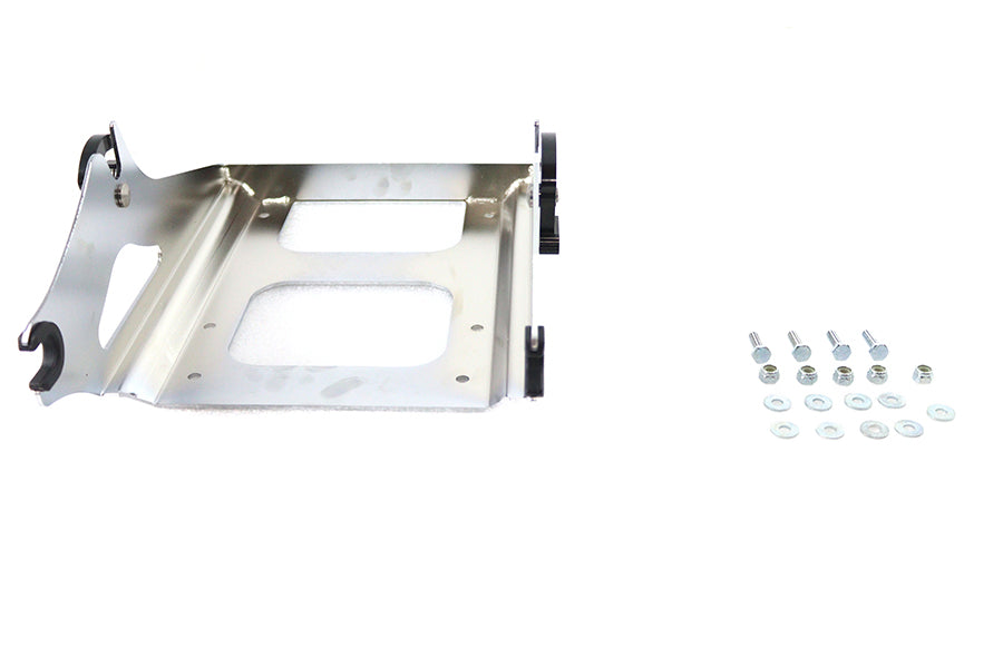 HARLEY Quick Detach Tour Box Mount Kit Chrome fits 2009-2013 FLHT,   2009-2013 FLTR,   2009-2013 FLHR,   2009-2013 FLHX,