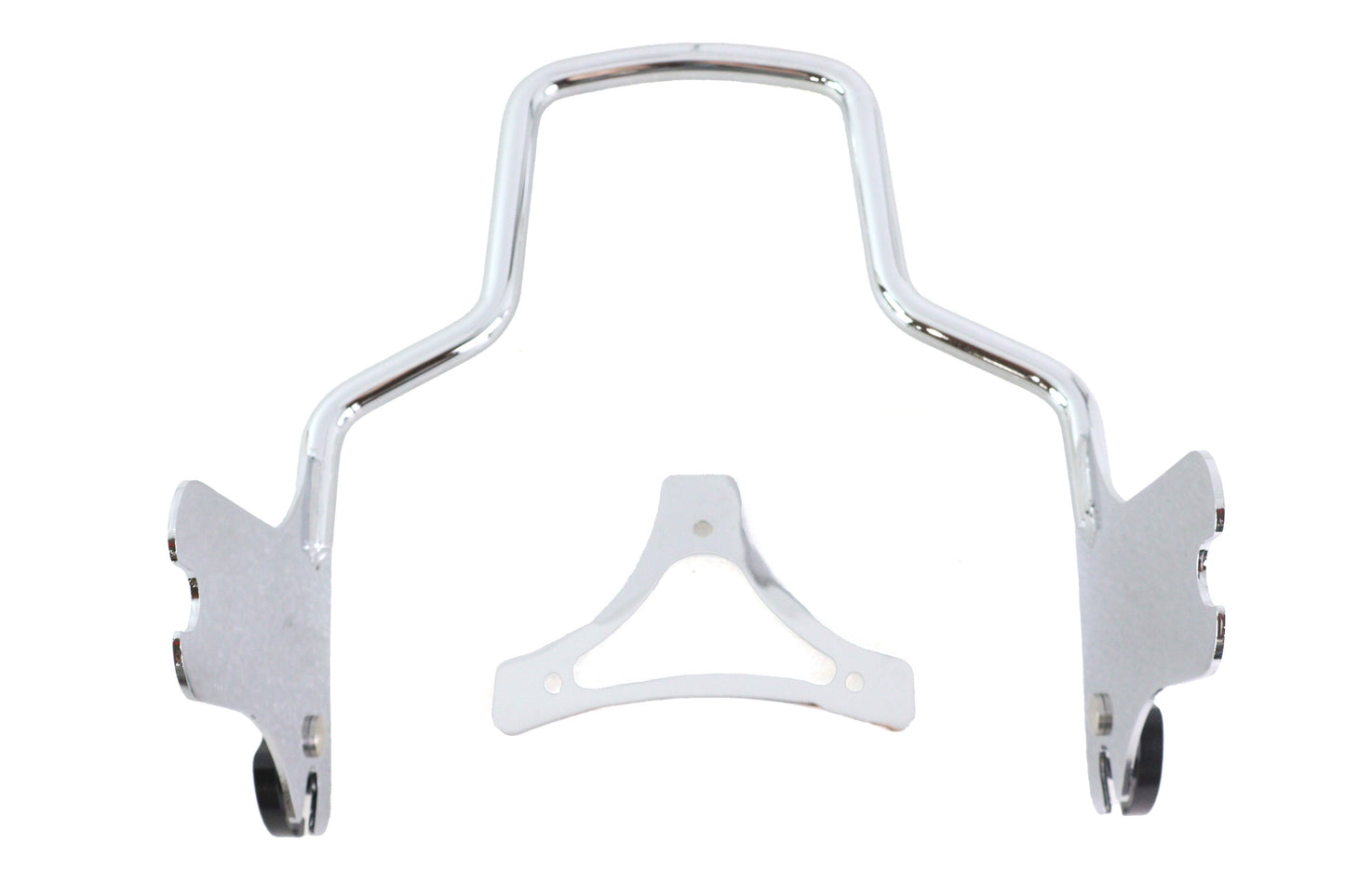 HARLEY 12-3/4 inch Detachable Sissy Bar Chrome fits 1997-2008 FLHR,  1997-2008 FLHT,  1997-2008 FLHX,  1997-2008 FLTR,  2006-2008 FLHTC,