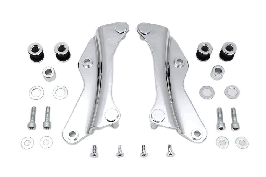 HARLEY 4-Punkt-Docking-Hardware-Kit Chrom passend für 2014-UP FLT,