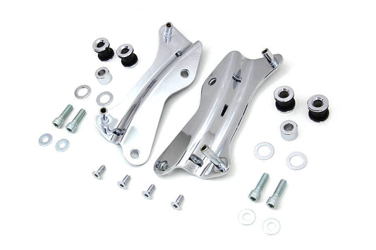 HARLEY 4 Point Docking Hardware Kit Chrome Fits 2014-UP FLT,