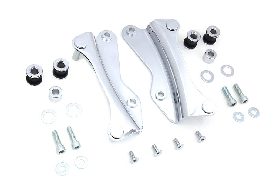 HARLEY 4-Punkt-Docking-Hardware-Kit Chrom passend für 2014-UP FLT,