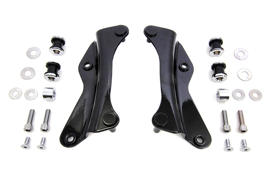 HARLEY abnehmbares 4-Punkt-Montagesatz schwarz, passend für 2014-UP FLT,