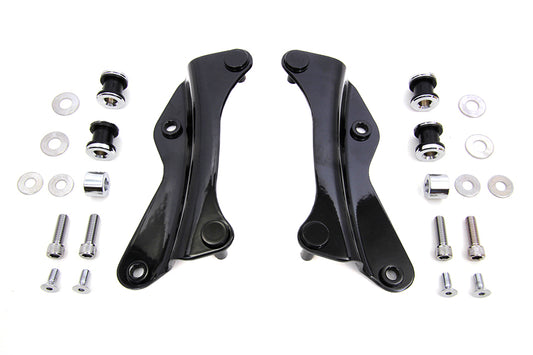 HARLEY Detachable 4 Point Docking Hardware Kit Black Fits 2014-UP FLT,