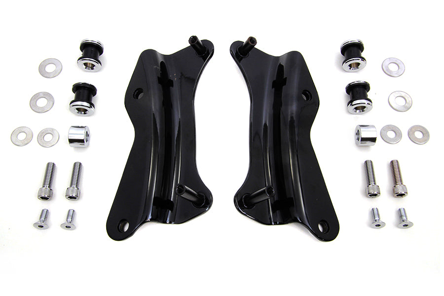 HARLEY abnehmbares 4-Punkt-Montagesatz schwarz, passend für 2014-UP FLT,