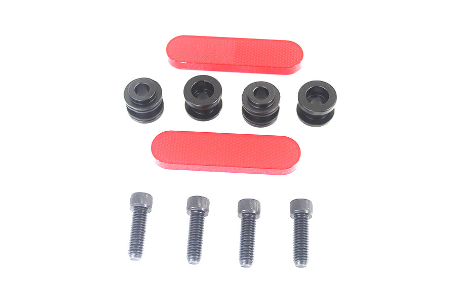 HARLEY Docking Hardware Kit Glanzschwarz Passend für 2018-UP FLHC, 2018-UP FLHCS, 2018-UP FLSL, 2018-U