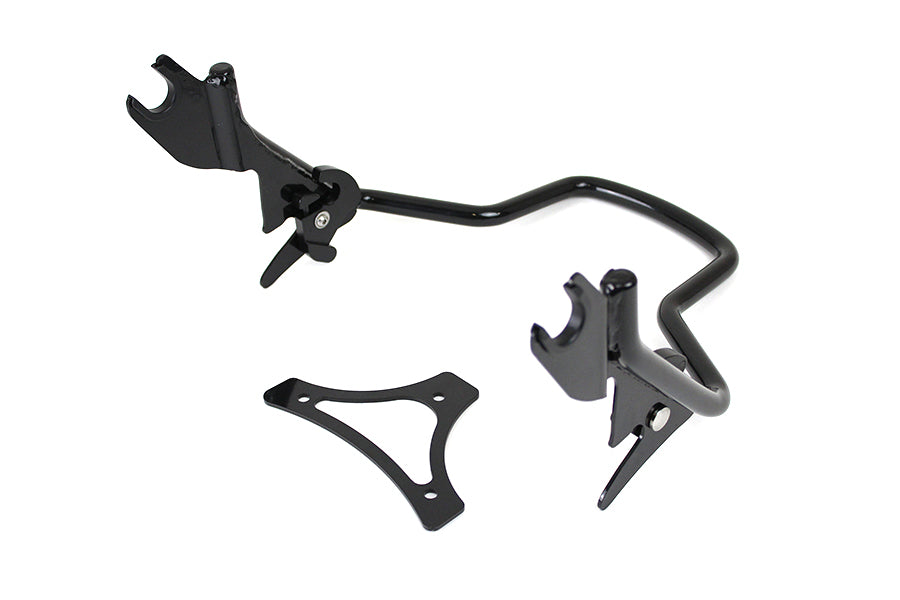 HARLEY Shorty Detachable Sissy Bar Black fits 2009-UP FLT,