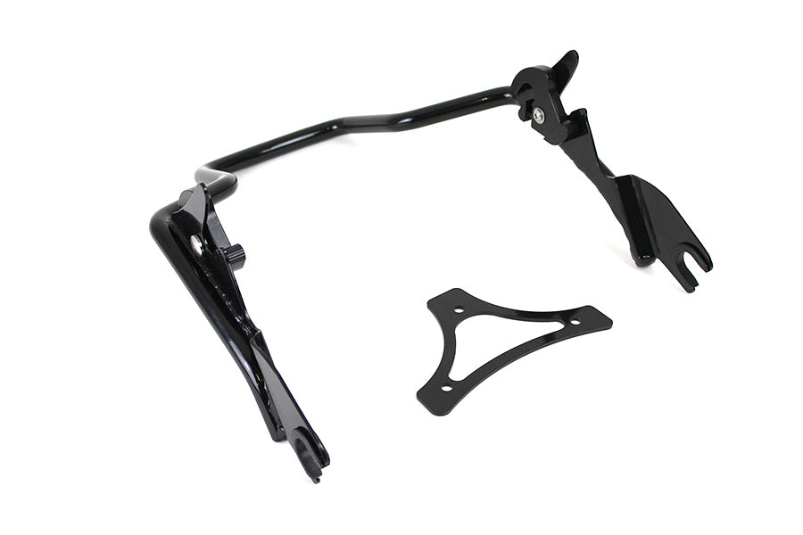 HARLEY Shorty Detachable Sissy Bar Black fits 2009-UP FLT,