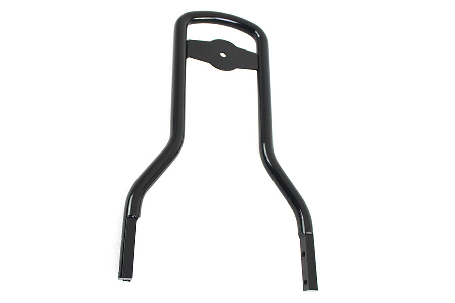 HARLEY 14-1/2 inch Mini Medallion Style Sissy Bar Upright Black fits 2004-UP XL,  2006-2017 FXD,  1984-1984 FXST,  1985-2005 FXST,  2006-UP FLST,