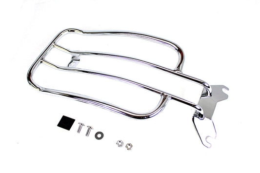 HARLEY 7 inch Solo Luggage Rack Chrome Fits 2018-2020 FLHC,