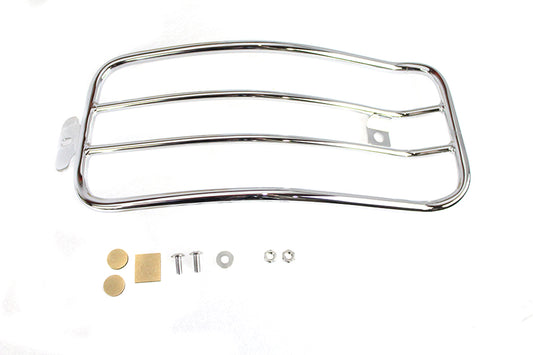 HARLEY 7 inch Solo Luggage Rack Chrome Fits 2018-2020 FLSL,