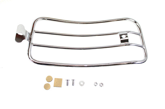 HARLEY 7 inch Solo Luggage Rack Chrome Fits 2018-2020 FLSL,