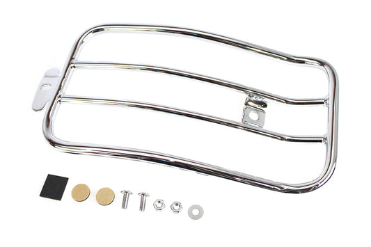 HARLEY 7 inch Solo Luggage Rack Chrome Fits 2018-2020 FXLR,