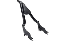 HARLEY Pointed Sissy Bar 16 Zoll Schwarz Passend für 2008-UP FLT,