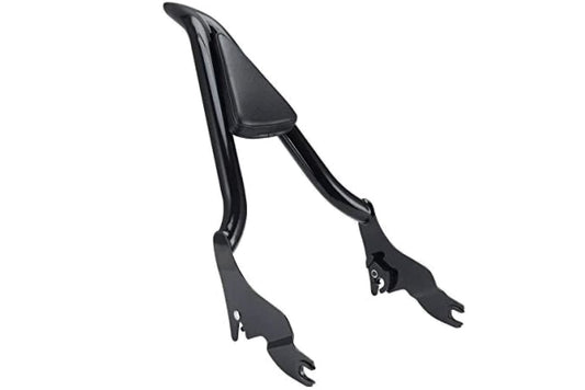 HARLEY Pointed Sissy Bar 16 inch Black Fits 2008-UP FLT,