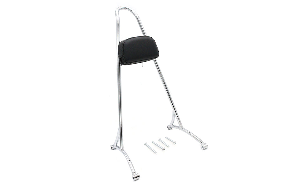 HARLEY 20 Zoll XL Sissy Bar mit Polster passend für XL ab Bj. 2004,
