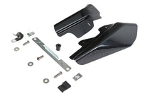 HARLEY Mid-Frame-Abdeckungs-Windabweiser-Kit Schwarz Passend für 2001-2007 FLT, ohne verstellbare Fahrerrückenlehne