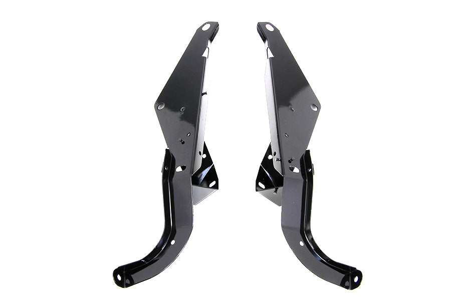 HARLEY Heavy Duty Verkleidungshalter-Satz außen, schwarz, passend für 1996-2013 FLHT, 1996-2013 FLHX,